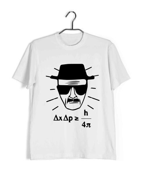 2 TV Series Heisenberg Uncertainty Principle Custom Printed Graphic Design T-Shirt for Men