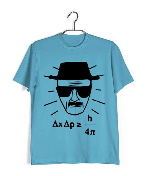 2 TV Series Heisenberg Uncertainty Principle Custom Printed Graphic Design T-Shirt for Men