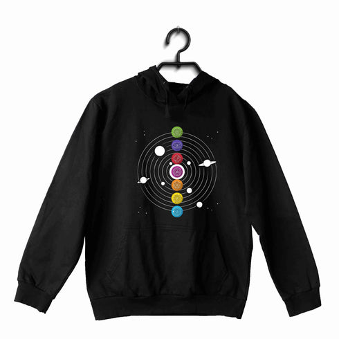 Yoga Fitness Yoga SEVEN CHAKRAS OF KUNDALINI YOGA UNISEX HOODIE Sweatshirts
