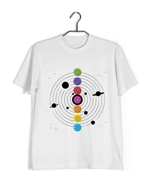 Yoga Fitness Yoga SEVEN CHAKRAS OF KUNDALINI YOGA Custom Printed Graphic Design T-Shirt for Women