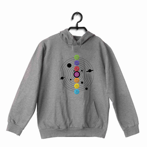 Yoga Fitness Yoga SEVEN CHAKRAS OF KUNDALINI YOGA UNISEX HOODIE Sweatshirts