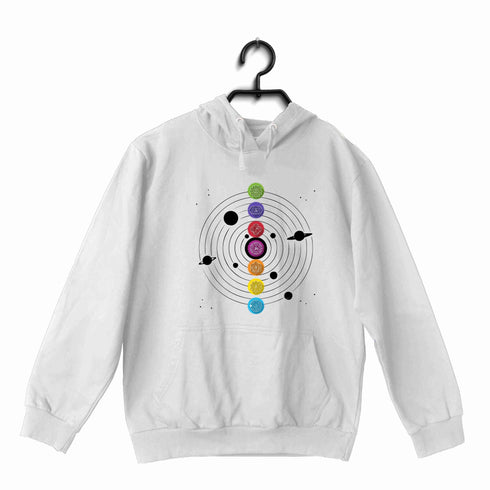 Yoga Fitness Yoga SEVEN CHAKRAS OF KUNDALINI YOGA UNISEX HOODIE Sweatshirts