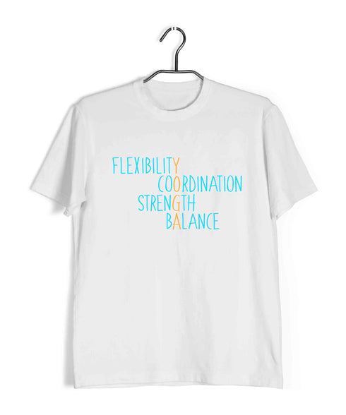 Yoga BENEFITS OF YOGA Fitness Casual Graphic Printed T-Shirt for Men