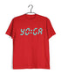 Yoga Fitness Yoga TIME FOR YOGA Custom Printed Graphic Design T-Shirt for Women