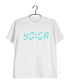 Yoga Fitness Yoga TIME FOR YOGA Custom Printed Graphic Design T-Shirt for Women
