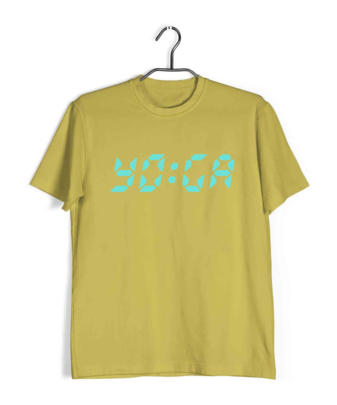 Yoga Fitness Yoga TIME FOR YOGA Custom Printed Graphic Design T-Shirt for Women