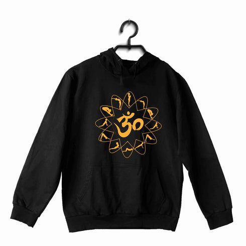 Yoga Fitness Yoga OM SURYANAMASKAR YOGA UNISEX HOODIE Sweatshirts