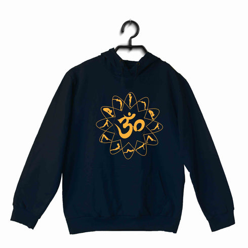 Yoga Fitness Yoga OM SURYANAMASKAR YOGA UNISEX HOODIE Sweatshirts