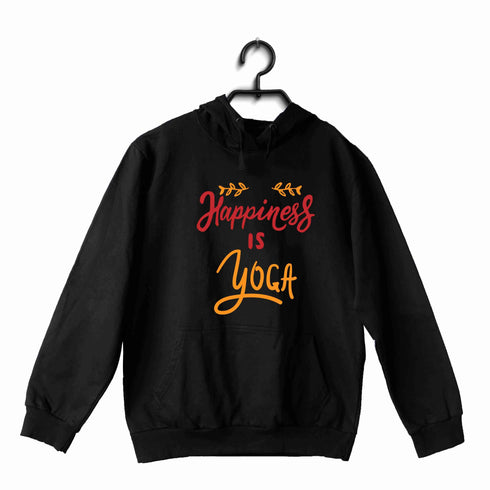 Yoga Fitness Yoga HAPPINESS IS YOGA UNISEX HOODIE Sweatshirts