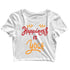 Yoga Fitness Yoga HAPPINESS IS YOGA Custom Printed Graphic Design Crop Top T-Shirt for Women