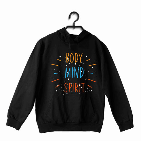 Yoga Fitness Yoga BODY MIND SPIRIT UNISEX HOODIE Sweatshirts