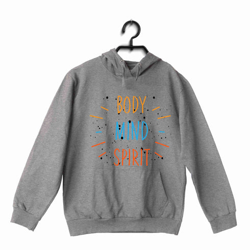 Yoga Fitness Yoga BODY MIND SPIRIT UNISEX HOODIE Sweatshirts