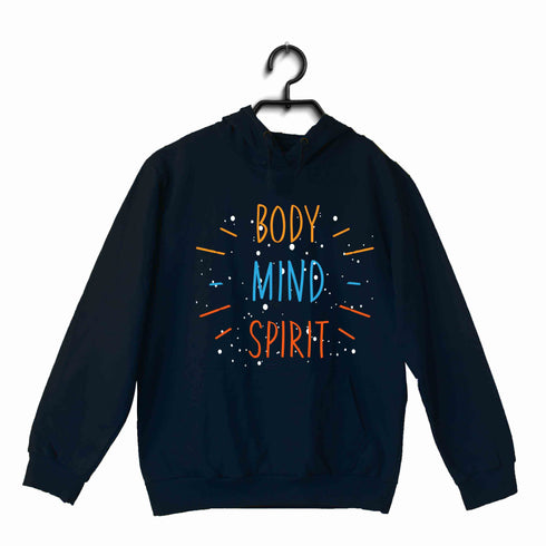 Yoga Fitness Yoga BODY MIND SPIRIT UNISEX HOODIE Sweatshirts