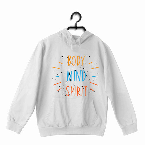 Yoga Fitness Yoga BODY MIND SPIRIT UNISEX HOODIE Sweatshirts