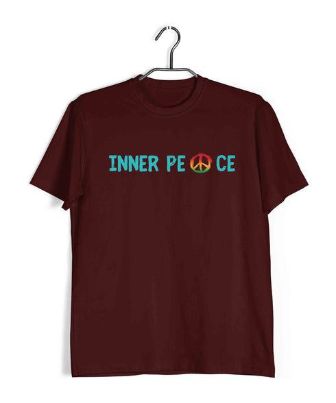 Yoga INNER PEACE YOGA FITNESS Fitness Casual Graphic Printed T-Shirt for Men