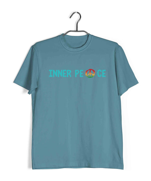 Yoga INNER PEACE YOGA FITNESS Fitness Casual Graphic Printed T-Shirt for Men