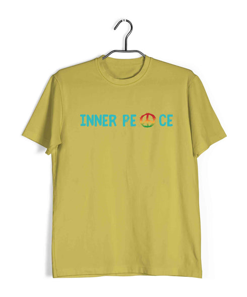 Yoga Fitness Yoga INNER PEACE YOGA FITNESS Custom Printed Graphic Design T-Shirt for Women
