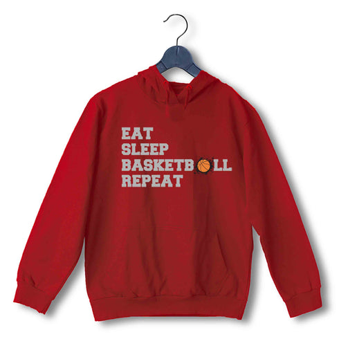 Basketball Sports Basketball Eat Sleep Basketball Repeat UNISEX HOODIE Sweatshirts