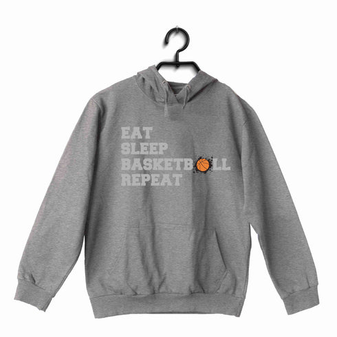 Basketball Sports Basketball Eat Sleep Basketball Repeat UNISEX HOODIE Sweatshirts