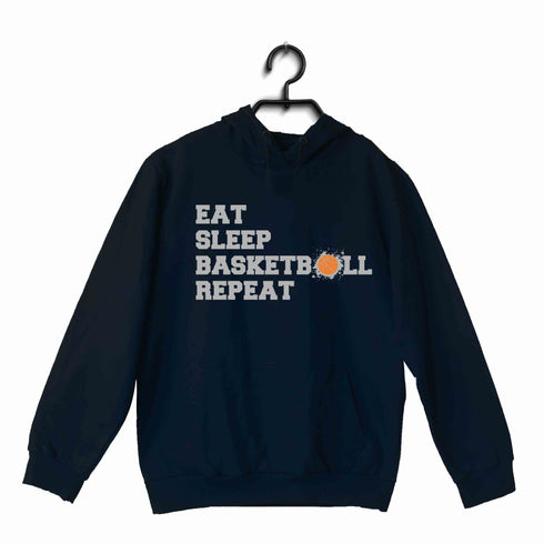 Basketball Sports Basketball Eat Sleep Basketball Repeat UNISEX HOODIE Sweatshirts
