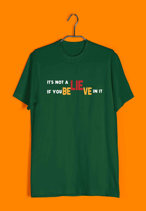 4 Wordplay Believe TV Series The Classics Casual Graphic Printed T-Shirt for Men