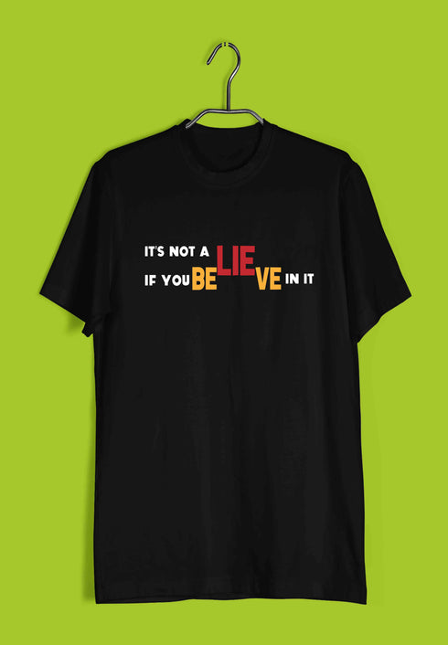 4 Wordplay Believe TV Series The Classics Casual Graphic Printed T-Shirt for Men