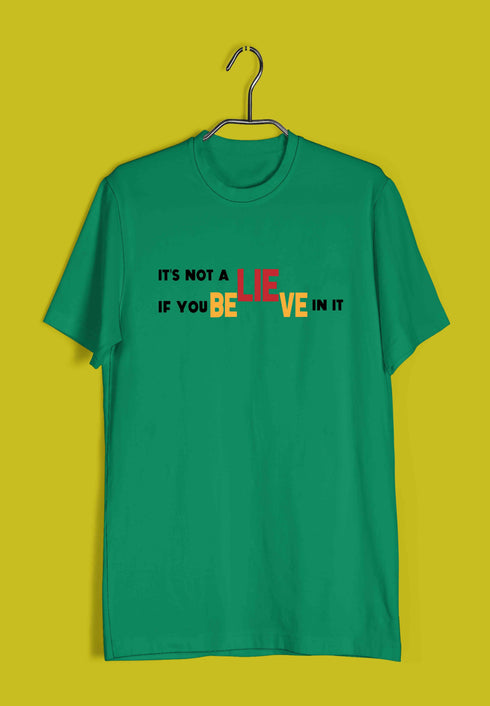 4 Wordplay Believe TV Series The Classics Casual Graphic Printed T-Shirt for Men