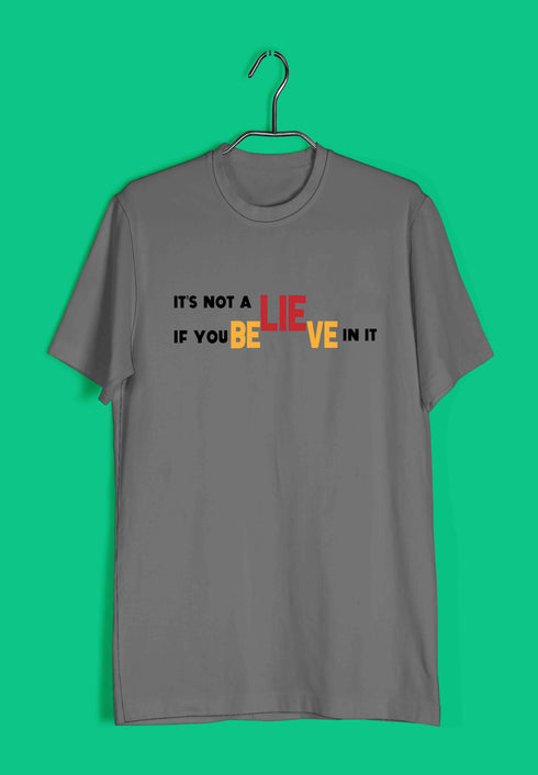 4 Wordplay Believe TV Series The Classics Casual Graphic Printed T-Shirt for Men