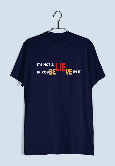 4 Wordplay Believe TV Series The Classics Casual Graphic Printed T-Shirt for Men