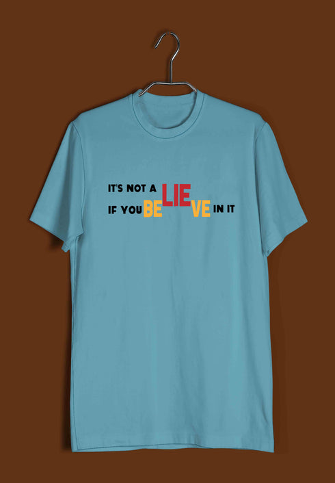 4 Wordplay Believe TV Series The Classics Casual Graphic Printed T-Shirt for Men