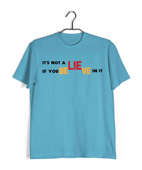 4 Wordplay Believe TV Series The Classics Casual Graphic Printed T-Shirt for Men