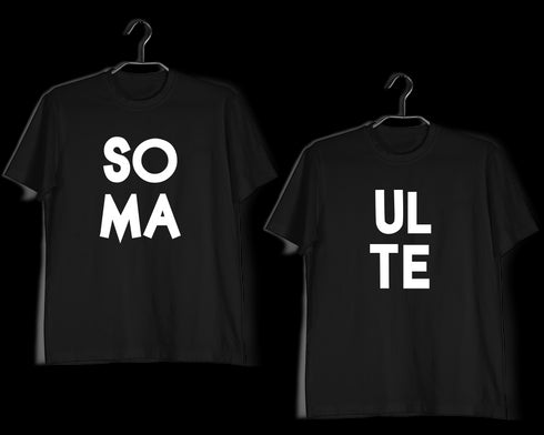 SoulMate Anniversary Gifts Relationships Matching Couples SOULMATE T-Shirts for Boyfriend Girlfriend Fiance Husband Wife Mother Father Family
