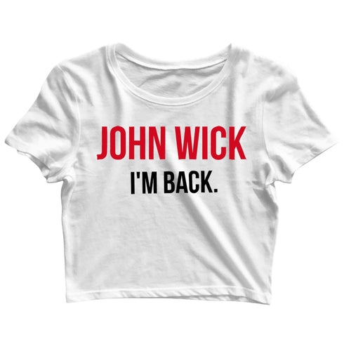 John Wick Movies Hollywood KEANU REEVES YOU ARE BREATHTAKING Custom Printed Graphic Design Crop Top T-Shirt for Women