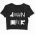 John Wick Movies Hollywood KEANU REEVES YOU ARE BREATHTAKING Custom Printed Graphic Design Crop Top T-Shirt for Women
