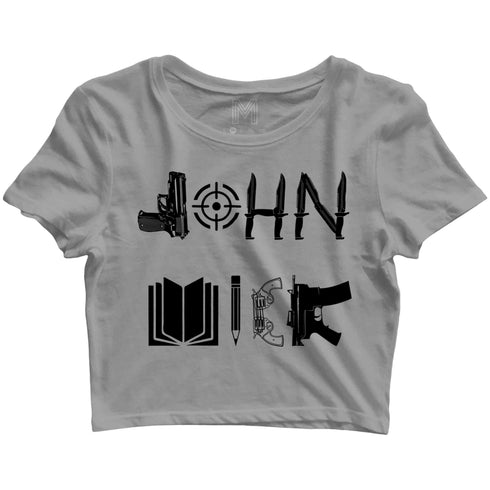 John Wick Movies Hollywood KEANU REEVES YOU ARE BREATHTAKING Custom Printed Graphic Design Crop Top T-Shirt for Women