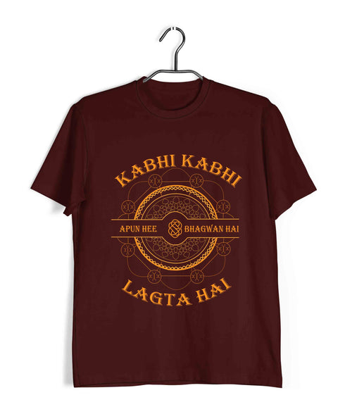 2 TV Series Kabhi Kabi Lagta Hai Apun hi Bhagwan Hai Custom Printed Graphic Design T-Shirt for Men