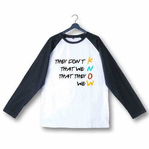 4 TV Series They Don‰ۡóÁÌ_åÈt Know Custom Printed Graphic Design Raglan T-Shirt for Women