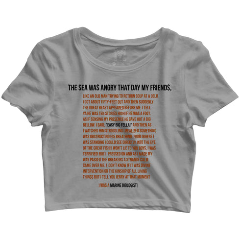 4 TV Series Seinfeld NEWMAN MAIL INFORMATION Custom Printed Graphic Design Crop Top T-Shirt for Women