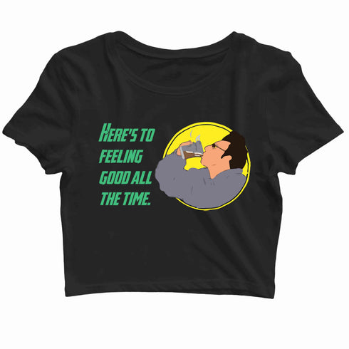 6 TV Series Seinfeld NEWMAN MAIL INFORMATION Custom Printed Graphic Design Crop Top T-Shirt for Women