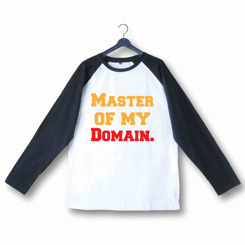 7 TV Series MASTER OF MY DOMAIN Custom Printed Graphic Design Raglan T-Shirt for Women