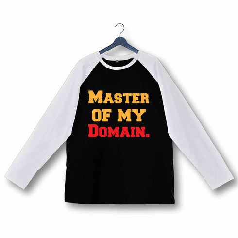 7 TV Series MASTER OF MY DOMAIN Custom Printed Graphic Design Raglan T-Shirt for Women