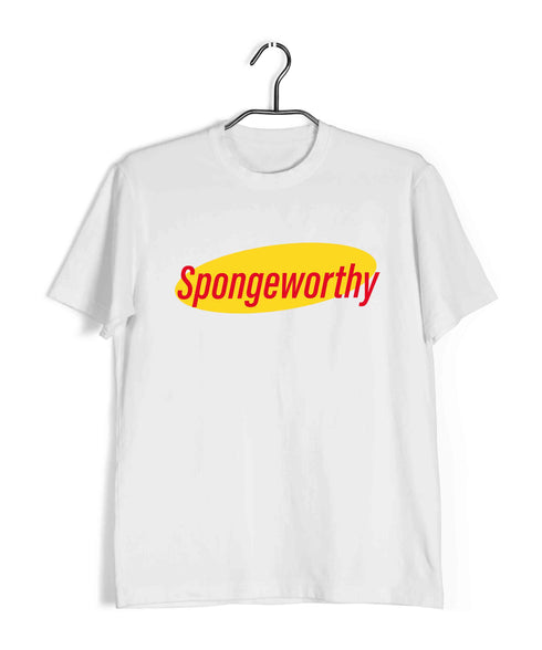 91 SPONGEWORTHY TV Series Casual Graphic Printed T-Shirt for Men