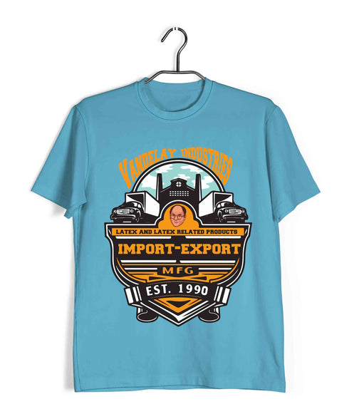8 VANDELAY INDUSTRIES IMPORT EXPORT TV Series Casual Graphic Printed T-Shirt for Men