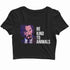 John Wick Movies Hollywood JOHN WICK BABA YAGA Custom Printed Graphic Design Crop Top T-Shirt for Women