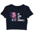 John Wick Movies Hollywood JOHN WICK BABA YAGA Custom Printed Graphic Design Crop Top T-Shirt for Women