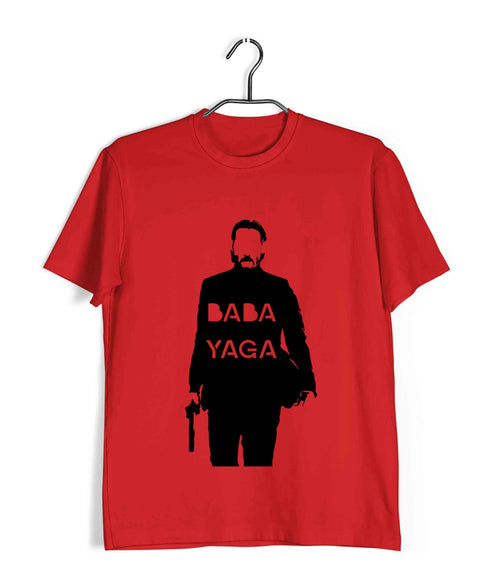 John Wick Movies Hollywood JOHN WICK BABA YAGA Custom Printed Graphic Design T-Shirt for Women