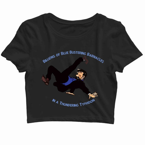 tintin womens crop top