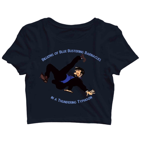 tintin womens crop top