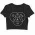 nerd womens crop top