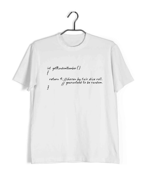 Coding GOD DOES NOT PLAY DICE Nerd Engineering Casual Graphic Printed T-Shirt for Men